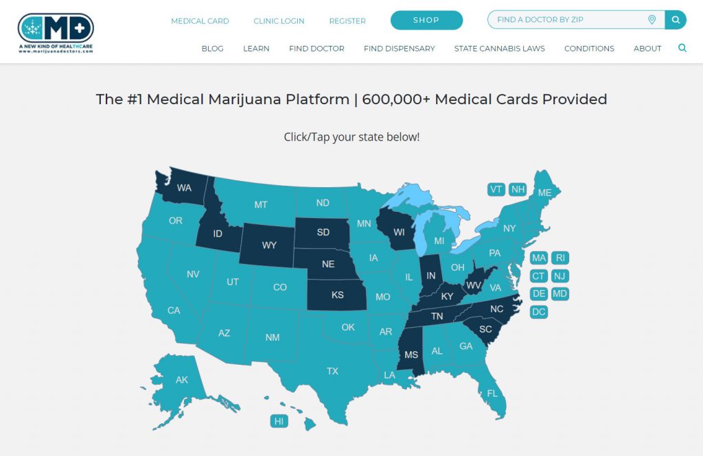 MarijuanaDoctors.com is the #1 medical Marijuana Platform in the United States. Jason Draizin, Founder & CEO